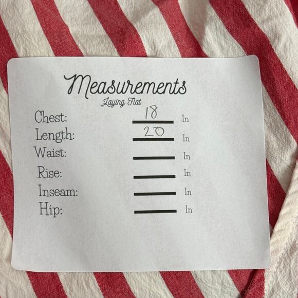 Zara striped Long Sleeve Peplum Fitted Bodice Lightweight Blouse S Red White - Picture 9 of 15